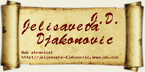 Jelisaveta Đakonović vizit kartica